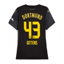 Borussia Dortmund Jamie Bynoe-Gittens #43 Bortatröja Dam 2024-25 Korta ärmar